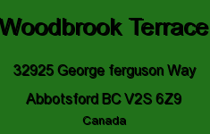 Woodbrook Terrace 32925 GEORGE FERGUSON V2S 6Z9
